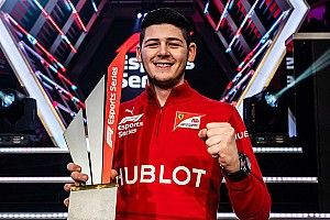 Tonizza consola la Ferrari con il titolo Esport di F1