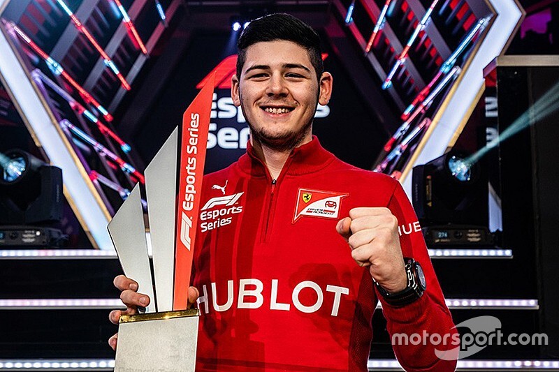 Tonizza consola la Ferrari con il titolo Esport di F1