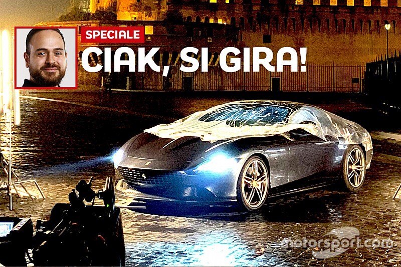 Ferrari Roma: il backstage dello spot girato nella Capitale