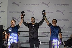 VÍDEO: Hamilton treina boxe com lenda mexicana Julio César Chávez