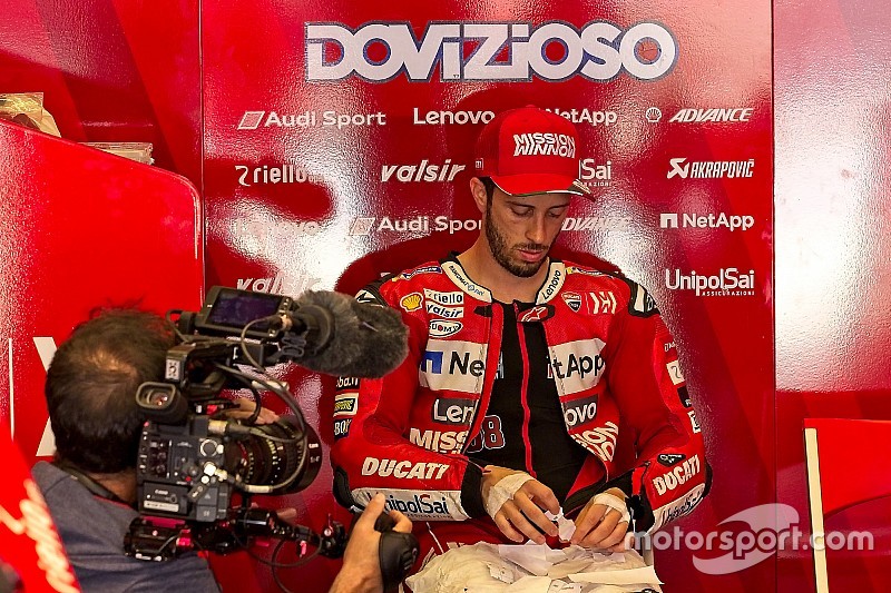 Dovizioso: “Aunque parezca poco realista, el objetivo sigue siendo el podio”