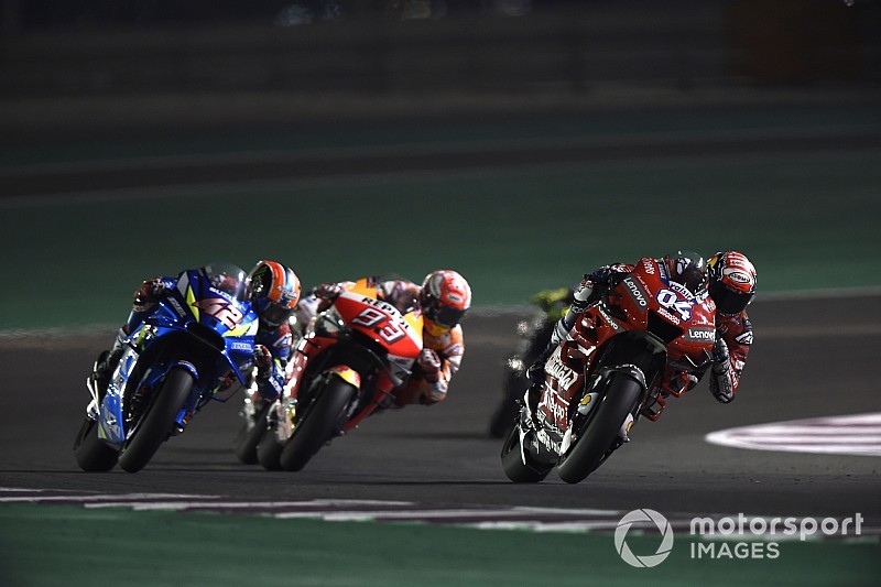 Dovizioso a dépassé Márquez sous drapeau jaune au Qatar