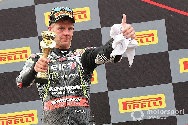 Il secondo classificato Jonathan Rea, Kawasaki Racing