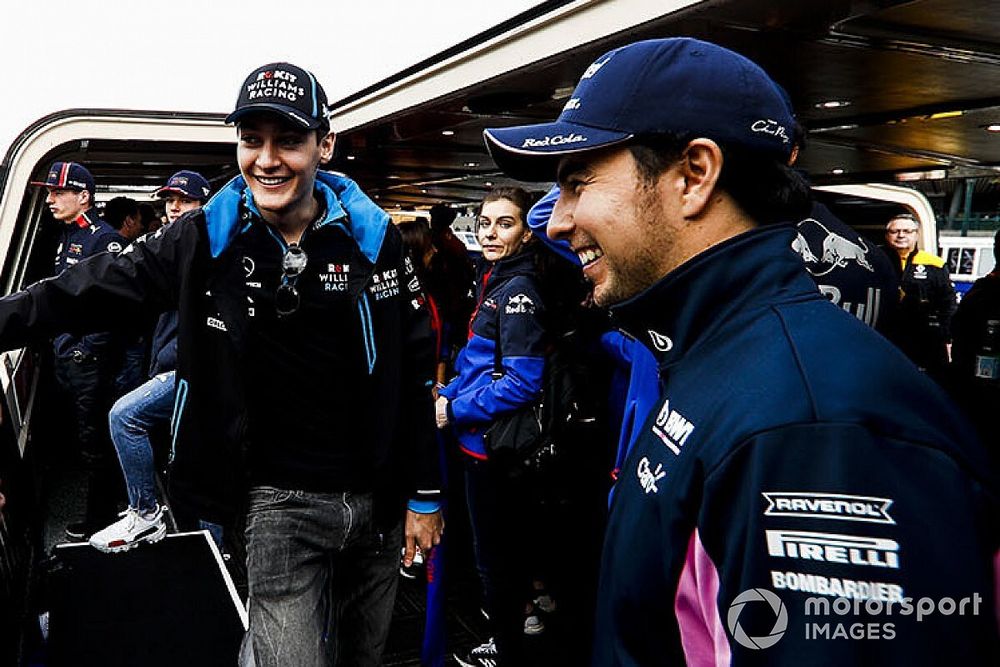 Расселл: Перес распускает слухи о Williams, чтобы попасть в Red Bull