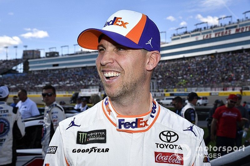 Denny Hamlin is "all in on Vegas," not focused on championship