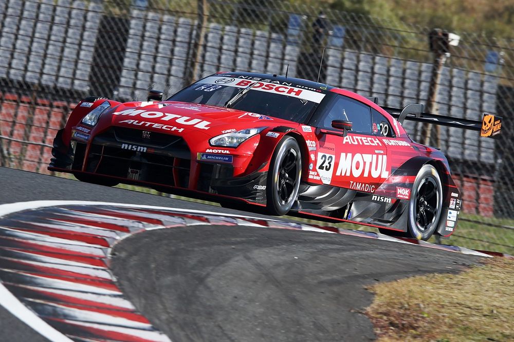 【スーパーGT】第6戦オートポリス公式練習|GT500は23号車GT-R、GT300は52号車埼玉トヨペットがトップタイム