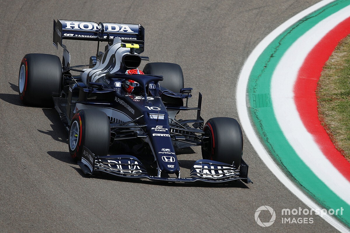 F1エミリア・ロマーニャFP2速報:メルセデス勢に続きガスリー3番手。角田7番手、フェルスタッペンはトラブル
