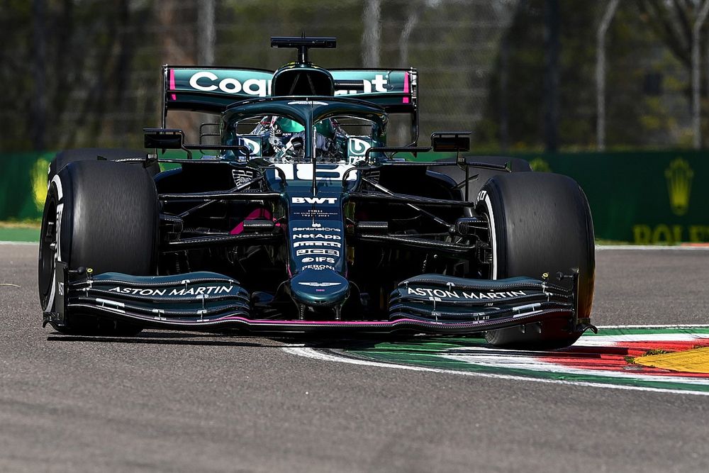 Aston pushing FIA to cut gap between high, low-rake F1 cars
