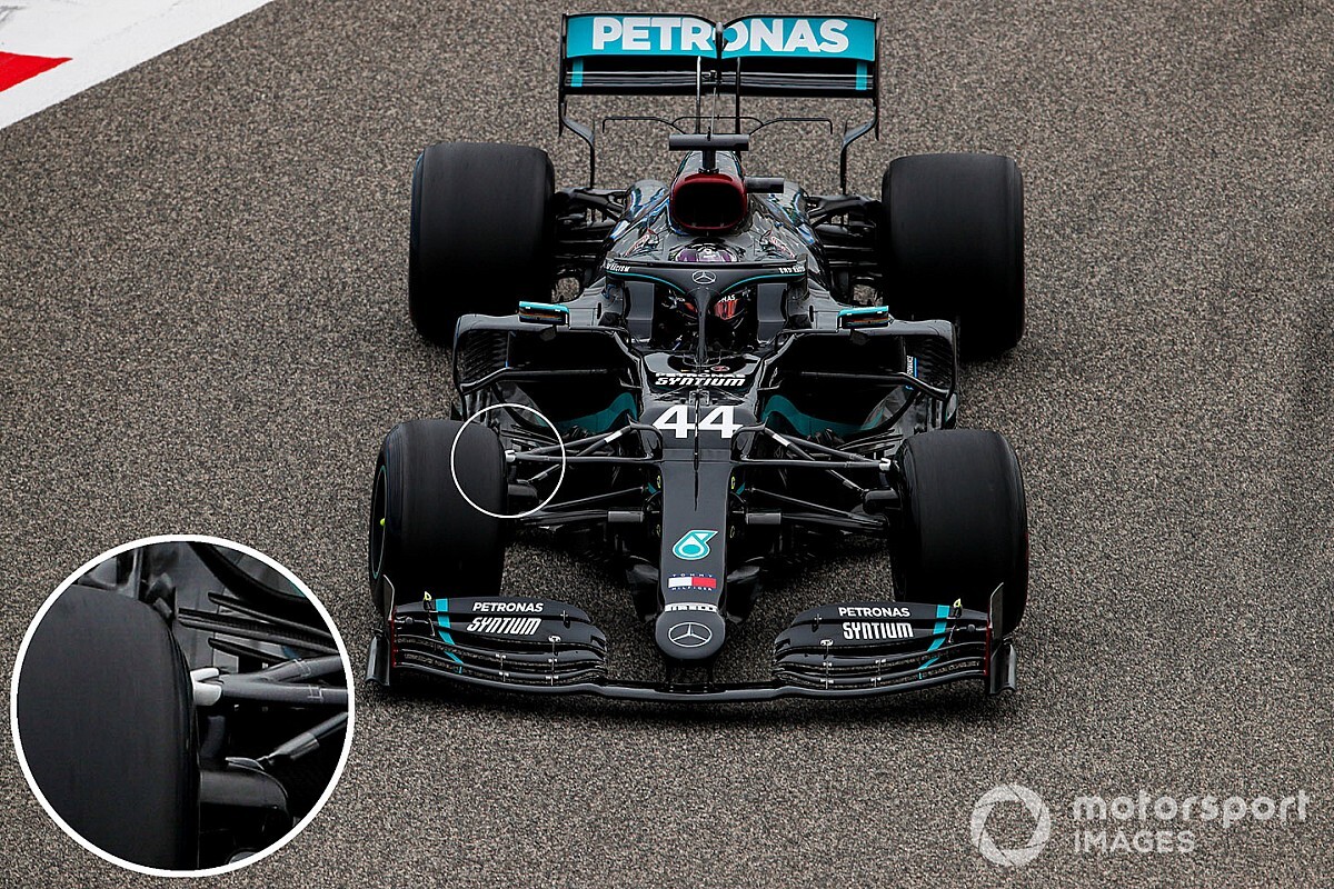 Mercedes: la pancia della gomma Pirelli influenza la W11?