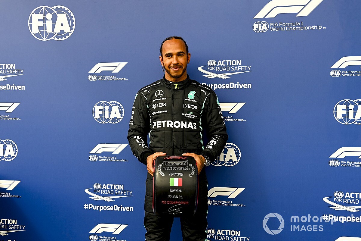 F1: Confira como ficou o grid de largada do GP da Emilia Romagna em Ímola, com pole de Hamilton
