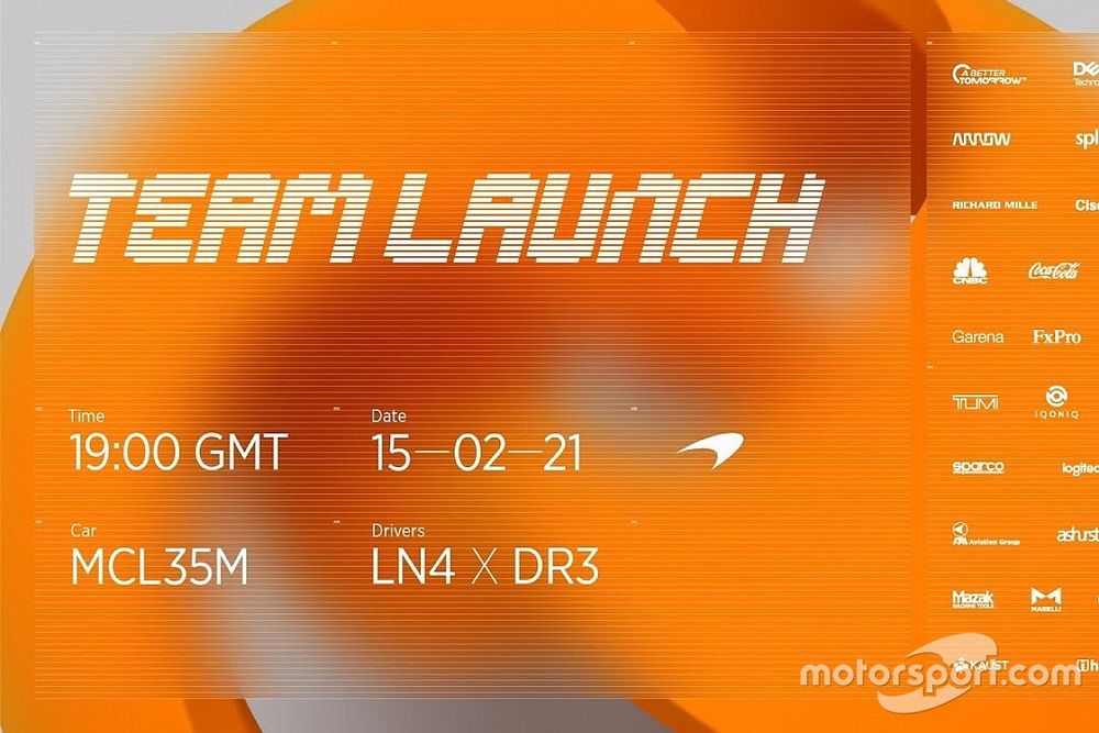 2021 F1 sezonu lansmanları, bugün McLaren ile başlıyor!