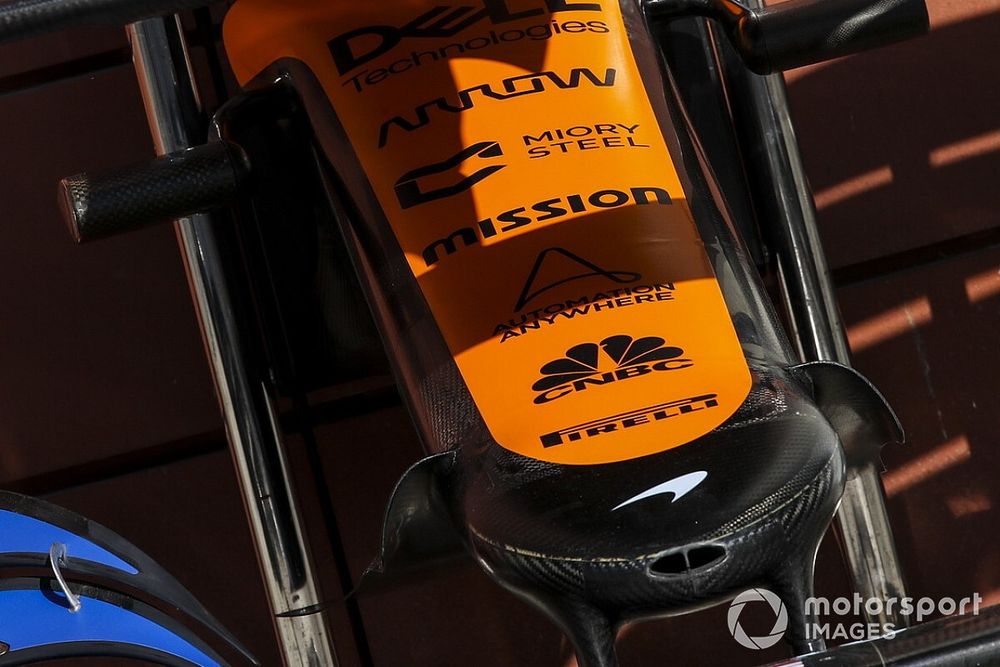 McLaren MCL35 front wing