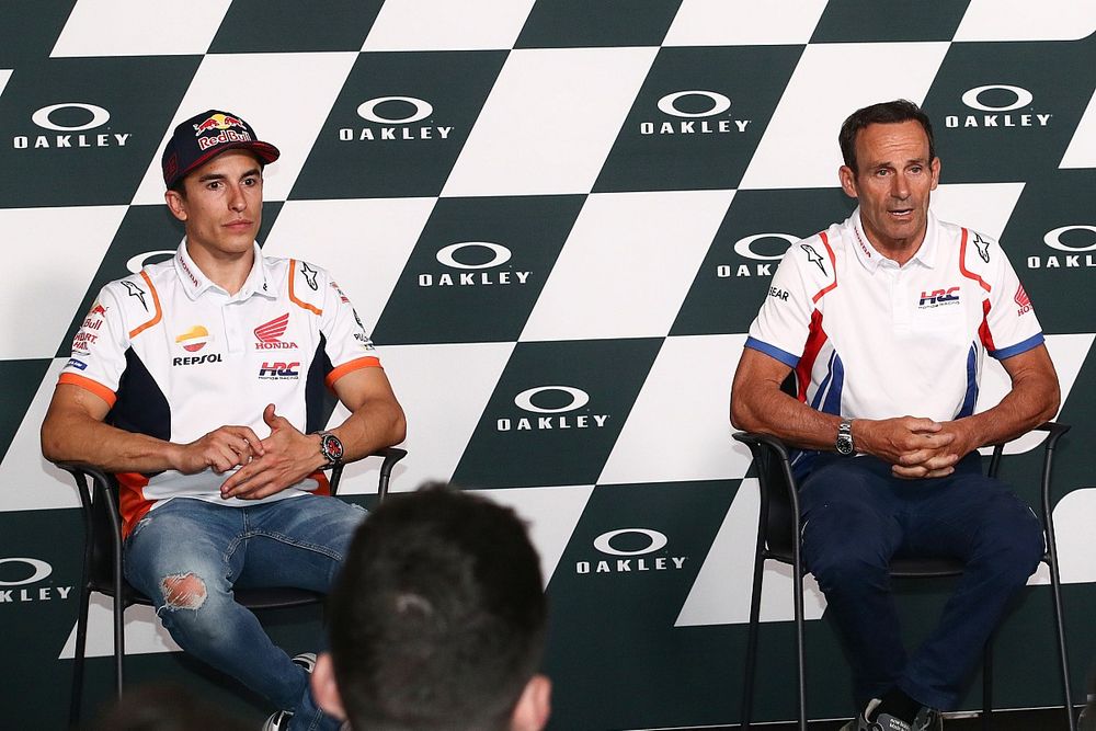 Honda espera a Marc Márquez en el test de Misano