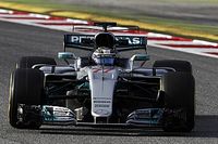 Bottas rompe la barrera del 1m20s el tercer día de test en Barcelona