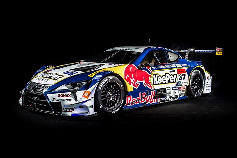 レッドブルカラーのGTマシン公開。「翼をさずかった」TOM'S 37号車