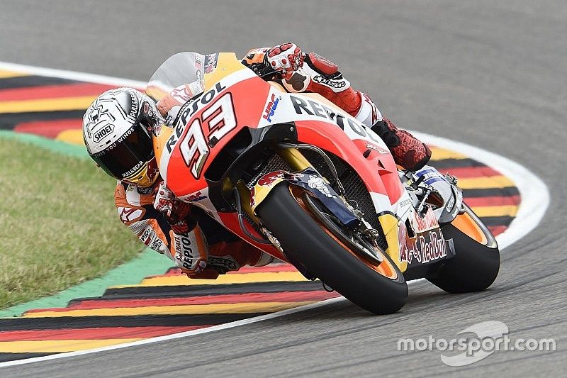 【MotoGP】ドイツGP:クラッシュ多発のFP3、マルケスがトップ