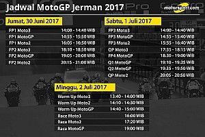 Jadwal lengkap MotoGP Jerman 2017