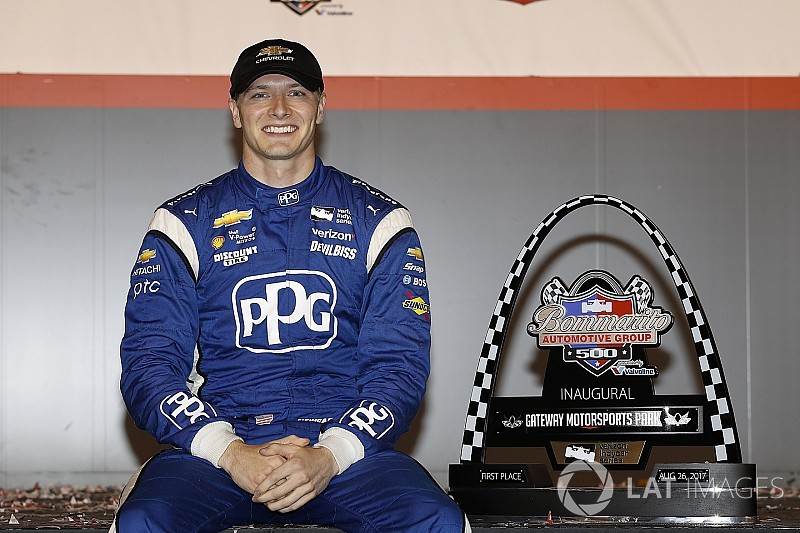 Newgarden se lleva la victoria en Gateway y Muñoz 9°