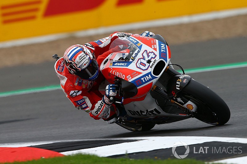 MotoGP Inggris: Dovizioso nodai rekor Rossi, Marquez gagal finis