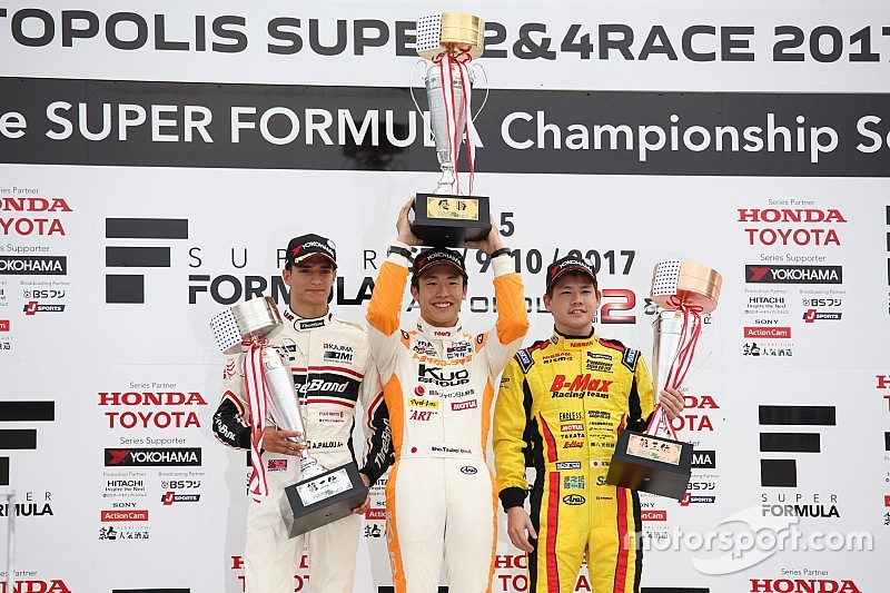 第17戦オートポリス:坪井、5連勝で今季7勝目。ランク首位高星を猛追
