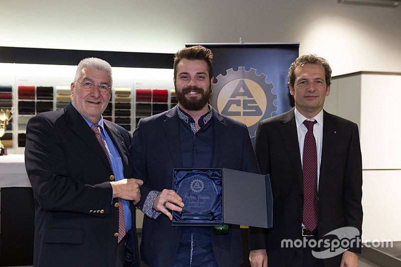 Stefano Comini premiato in Svizzera per i trionfi del 2016