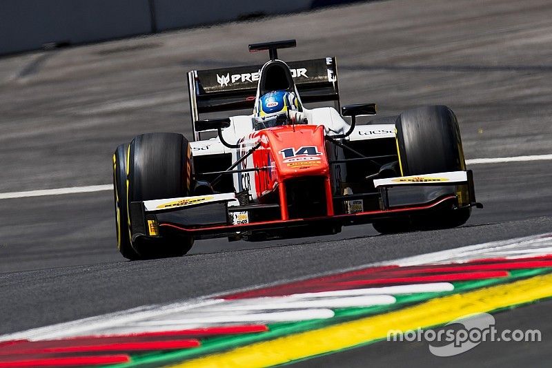Sette Camara stripped of front row F2 start position