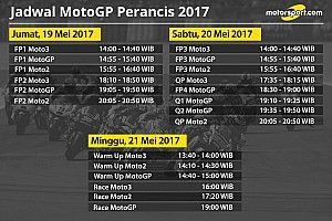 Jadwal lengkap MotoGP Perancis 2017