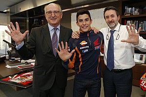 Marc Marquez sambangi markas Repsol