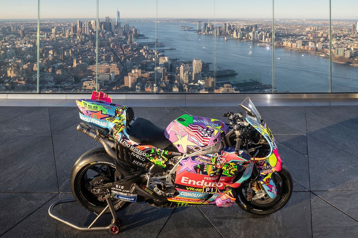 MotoGP | La VR46 presenta a New York la livrea "Pop Art" per Il GP delle Americhe