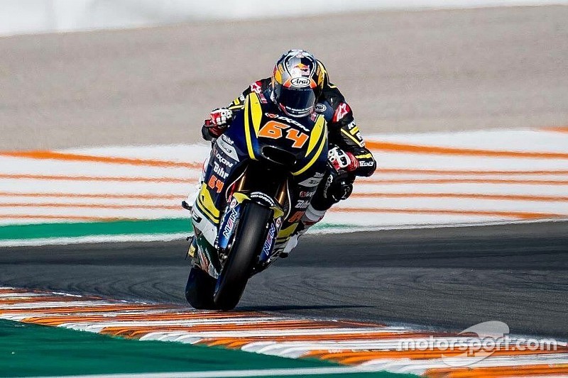 Pasini snelste tijdens Moto2-test Valencia, Bendsneyder net buiten top-10