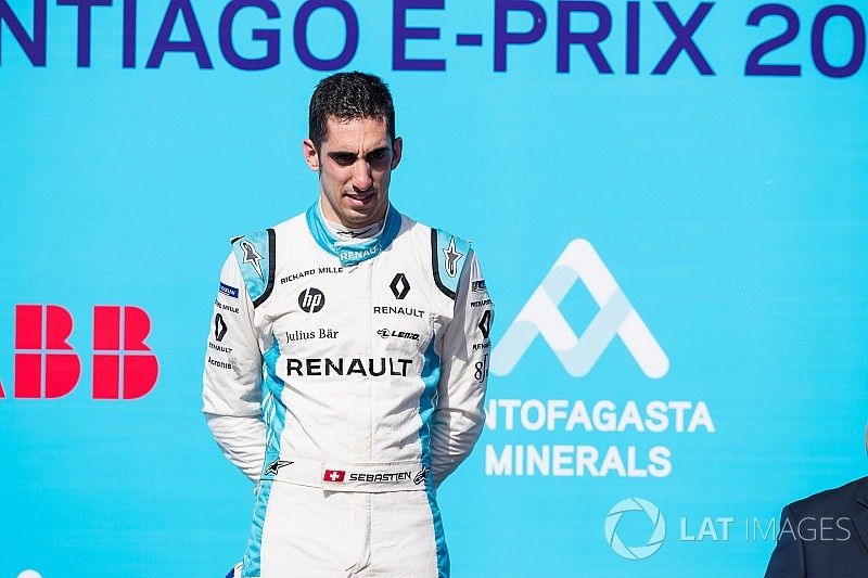 Il terzo classificato Sébastien Buemi, Renault e.Dams