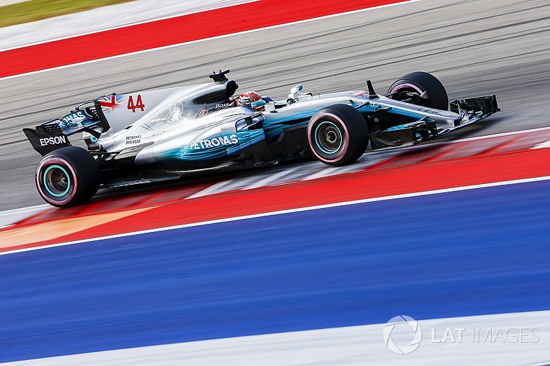 F1アメリカ:完全ドライとなったFP3もハミルトンが首位。2番手ベッテル