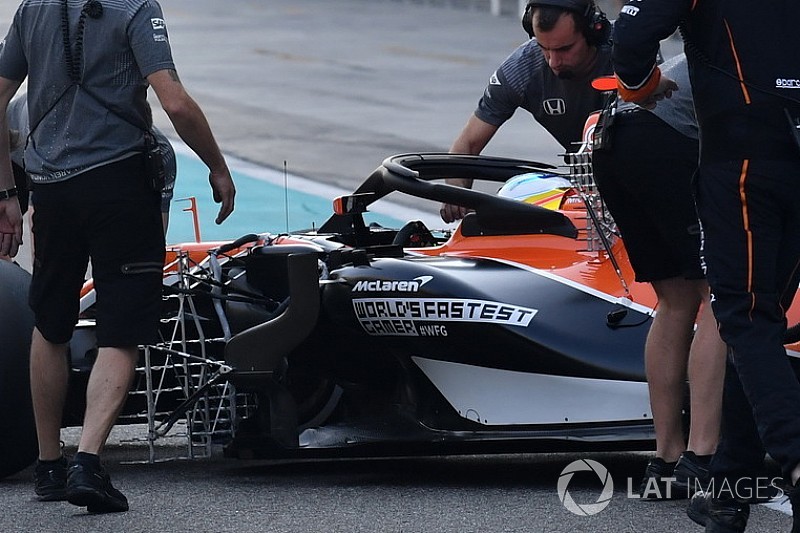 McLaren intenta maximizar el rendimiento del Halo en su coche