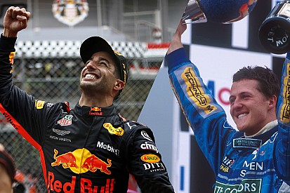 Ricciardo versus Schumacher, wat was de beste prestatie?