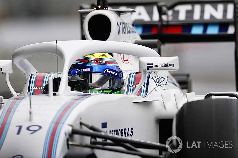 Felipe Massa, Williams FW38 Mercedes, avec le Halo