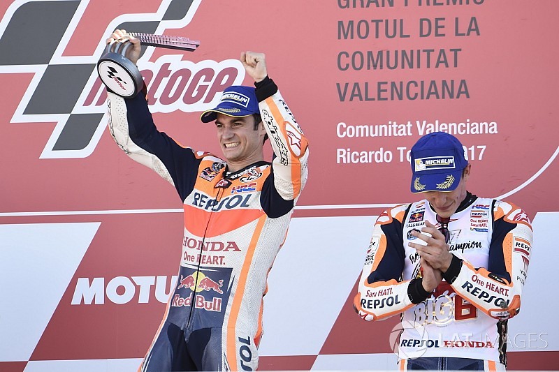 Tutup musim dengan kemenangan, Pedrosa senang