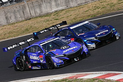Button stays on top as Super GT test ends