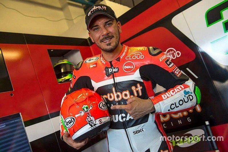 Davide Giugliano, Aruba.it Racing - Ducati SBK, casco celebrativo