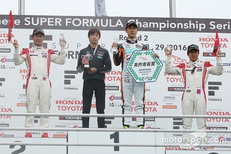 スーパーフォーミュラ第2戦岡山:決勝トップ3コメント