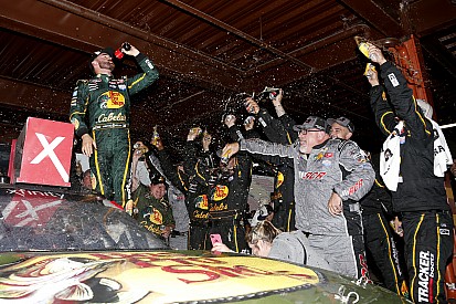 Austin Dillon wins rain-shortened Xfinity race at Michigan