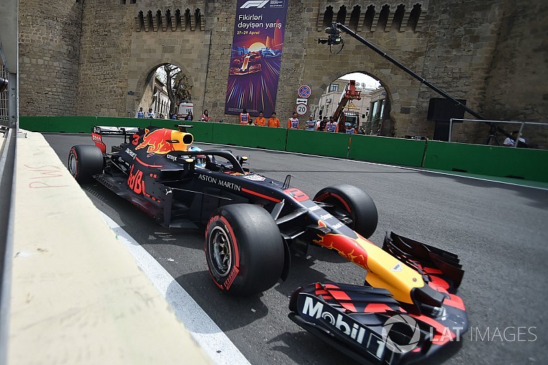 バクーFP2:好調リカルドがトップでレッドブル1-3。ライコネン2番手