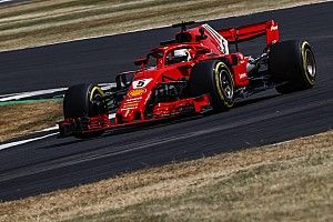 British GP: Vettel quickest in FP2 as Verstappen crashes