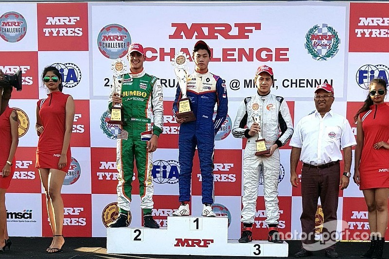 MRF Chennai: Presley bawa Merah Putih ke puncak podium Race 2