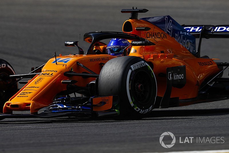 Alonso admite falta de peças na McLaren após acidente em Spa