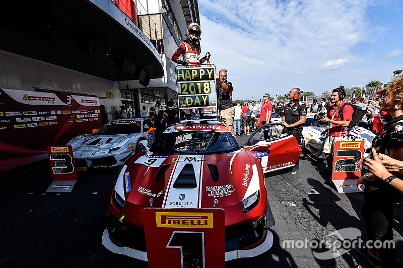 Ferrari Challenge Europe: Nielsen campione nella giornata da sogno di Manu Gostner