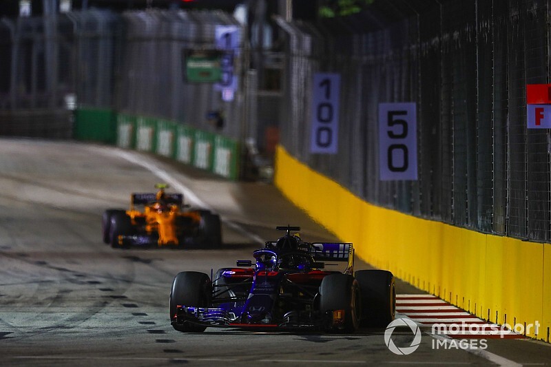 F1シンガポールGP、DRSゾーンが3箇所に。ターン13〜14に追加