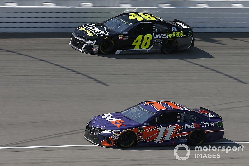 2018 als unrühmliche Premiere für Jimmie Johnson und Denny Hamlin