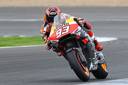 Marquez quickest as rain cuts testing short for 2019