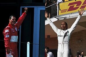 Comparación los 6 títulos de Schumacher y Hamilton