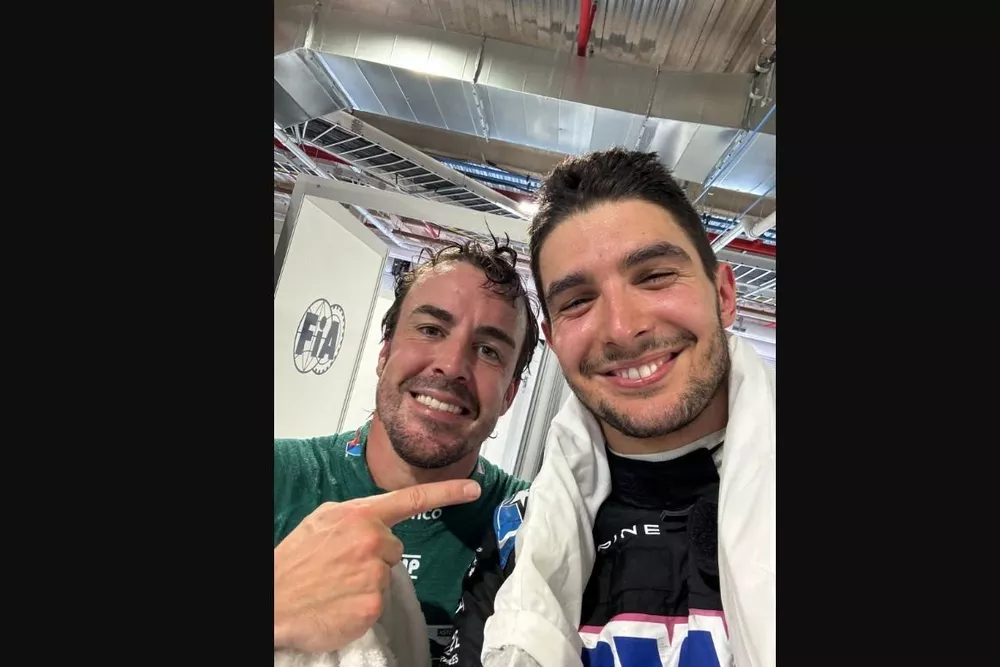Fernando Alonso, Esteban Ocon